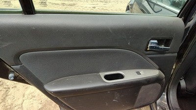 10-11 Ford Fusion Driver Left Rear Door Trim Panel With Switches Back Black Dw