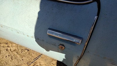 1975 Cutlass Supreme Driver Left Front Outside Door Handle Oem Blue 2 Door Coupe