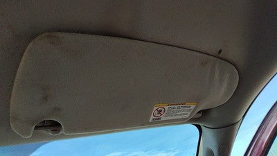 2003-2005 Dodge Ram 2500 Passenger Right Sun Visor Oem Taupe L5 0Xb04Tl2Aa
