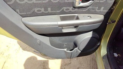 12-13 Soul Driver Left Rear Inside Door Trim Panel With Switches Back Black Wk