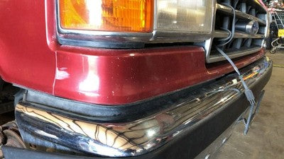 1987-1991 Ford F150 Painted Trim Below Grille Oem Filler Strip Above Bumper Red