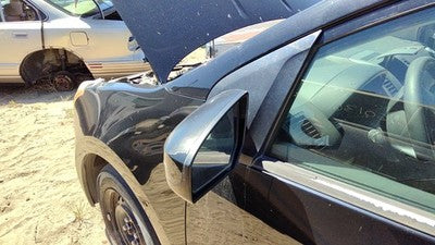 2007-2012 Nissan Sentra Driver Left Side Mirror Door Mounted Oem Black Kh3