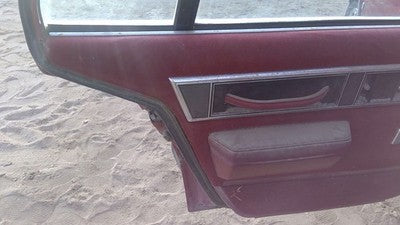 1990 Olds Eighty Eight Driver Left Rear Inside Door Trim Panel Only Oem Back Red