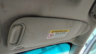 2000-2004 Chrysler 300M Passenger Right Sun Visor Oem Black 0Th98tl2ab