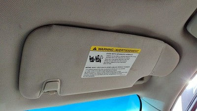 2010-2012 Ford Fusion Passenger Right Sun Visor Oem Ae5Z5404104Aa