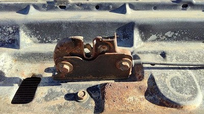 1981-1988 Chevy K30 Hood Latch Assembly With Bracket Oem 15606586