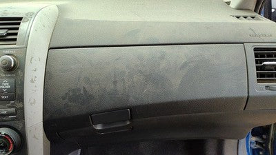 2009 10 Toyota Corolla Upper Glove Box Assembly Door With Latch Charcoal 17