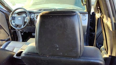 07-08 Expedition Passenger Right Front Head Rest Leather Seat 1W Black/Camel