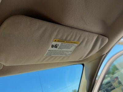 2004-2008 Ford F150 Passenger Right Sun Visor Oem Tan Hw 4L3Z1504104Caa