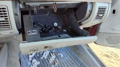 1996 Olds 88 Glove Box Assembly Complete Door With Latch Oem Gray