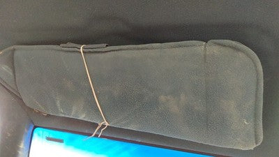 1993 Gmc Sierra 2500 Driver Left Sun Visor Oem Blue