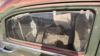 1953 Bel Air 150 Sedan Passenger Right Rear Side Window Door Glass Back Cracked