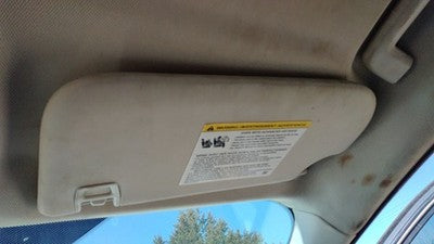 2013-2018 Ford Focus Ford Focus Passenger Right Sun Visor Oem Black Ew