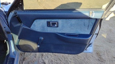 1989 Honda Civic Passenger Right Front Door Trim Panel Manual Windows Blue Sedan