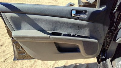 07-09 Nissan Sentra Driver Left Front Door Trim Panel With Master Switch Black W