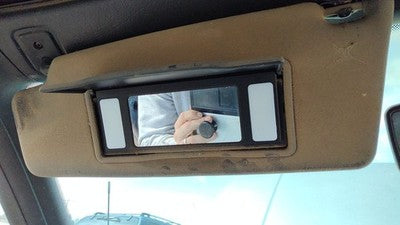 2000-2011 Vw Cabrio Convertible Driver Left Sun Visor Oem Black