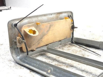 76-77 Regal Driver Left Headlight Chrome Trim With Turn Signal 2 Door 1249957
