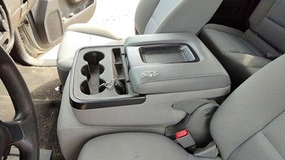 2014-2015 Silverado 1500 Center Console Jump Seat Assembly Oem Arm Rest H2r Gray