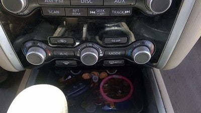 13-16 Nissan Pathfinder Temperature Control Module In Dash Heater Ac Head Unit