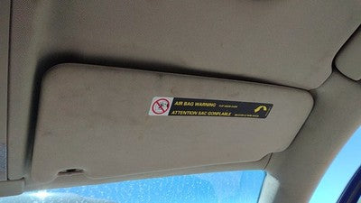 2000-2004 Audi A6 Passenger Right Sun Visor Oem Tan 4B0857552M28Y