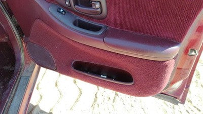 1995-1997 Chevy Lumina Passenger Right Front Door Trim Panel With Switches Red