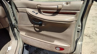 98 99 Navigator Passenger Right Front Inside Door Trim Panel Wth Switches Tan Kx