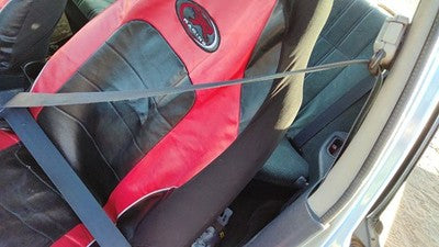 1989 Honda Civic Driver Left Front Seat Belt Retractor Oem Shoulder Blue Sedan