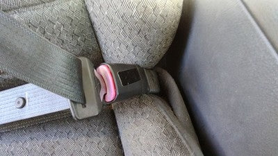 02-05 Ford Explorer Passenger Right Front Seat Belt Buckle Receiver Rt Graphite