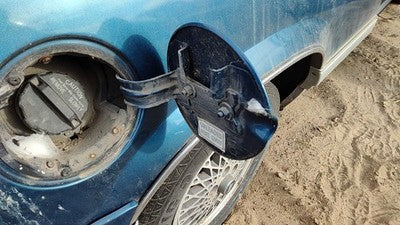 1989 Olds Cutlass Calais Fuel Tank Door With Hinge Gas Lid Filler Blue 2 Door
