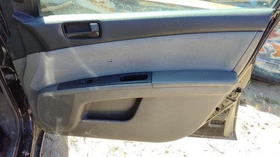 07-09 Sentra Passenger Right Front Door Trim Panel With Switches Charcoal W