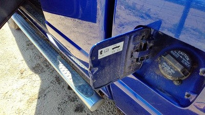 1998-2011 Ford Ranger Fuel Tank Door With Hinge Gas Lid Oem Filler Blue Sn