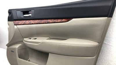 11-14 Legacy Outback Passenger Right Front Door Trim Panel With Switches Ivory