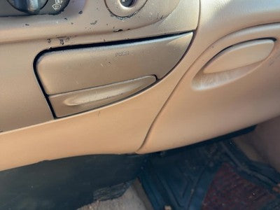 1997-2004 Ford F150 Slide Out Dash Mounted Cup Holder Assembly Oem Tan Ex