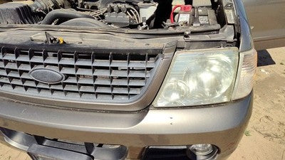 2002-2005 Ford Explorer Complete Header Panel Assembly Grille Headlights Oem