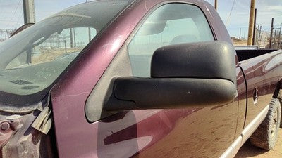 2003-2009 Dodge Ram 2500 Driver Left Manual Side Mirror Door Mounted Oem Red 6Cf