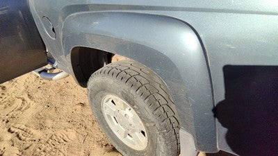 2004-2012 Gmc Canyon Driver Left Rear Wheel Flare Moulding Back Stealth Gray 46U
