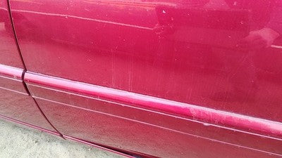 95-02 Eldorado Passenger Right Front Upper Moulding Door Trim Crimson Red 86U