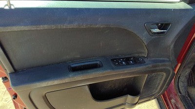 09 10 Journey Driver Left Front Inside Door Trim Panel With Master Switch Gray