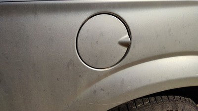 01-07 Caravan Fuel Tank Door Wth Hinge Gas Lid Filler Ps2 Bright Silver Metallic