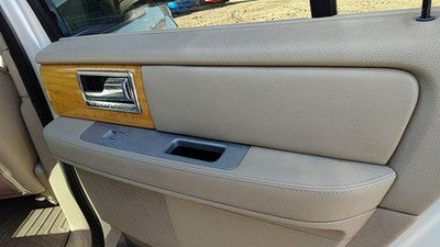 07-10 Navigator Passenger Right Rear Door Trim Panel With Switches Back Tan