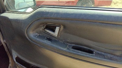 96 97 Suzuki Sidekick Passenger Right Front Door Trim Panel With Switches Gray