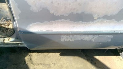 1991 Chevy Caprice Driver Left Rear Moulding From Door Oem Back Trim Strip Blue