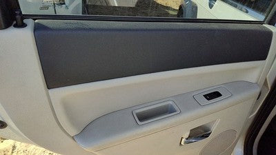 08-10 Grand Cherokee Driver Left Rear Door Trim Panel With Switches Back Gray D1