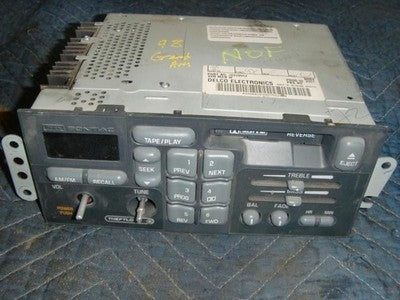 1996-2001 Pontiac Grand Am Stock Stereo Radio Opt Ut6 Oem 09375142