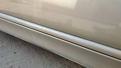 1993 Saturn Sc2 Coupe Driver Left Front Moulding From Door Oem Trim Strip Gold