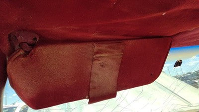 1992 Gmc Sierra 2500 Driver Left Sun Visor Oem Red