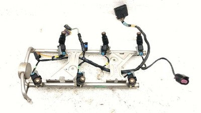 2005-2009 Chevy Equinox Complete Fuel Rail With Injectors Set Loaded Oem 3.4L