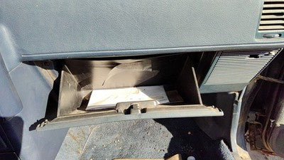 1986 Toyota Camry Glove Box Assembly Complete Door With Latch Oem Blue