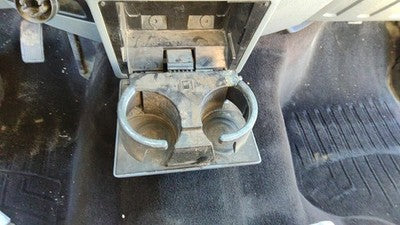 14-16 F250 Slide Out Dash Mounted Cup Holder Assembly Gray 3S 6.7L Powerstroke