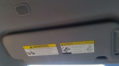 2011-2015 Kia Sorento Driver Left Sun Visor Oem Black Eb 852101U100h9